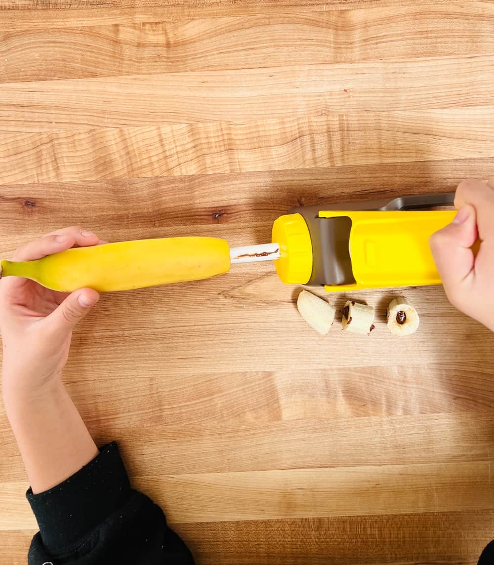 Banana Loca® Kitchen Gadget - Core & Fill A Banana While Still In Its Peel