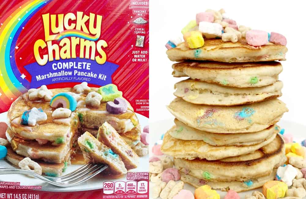 We Tried The New Lucky Charms Pancakes And They Are Magically Delicious