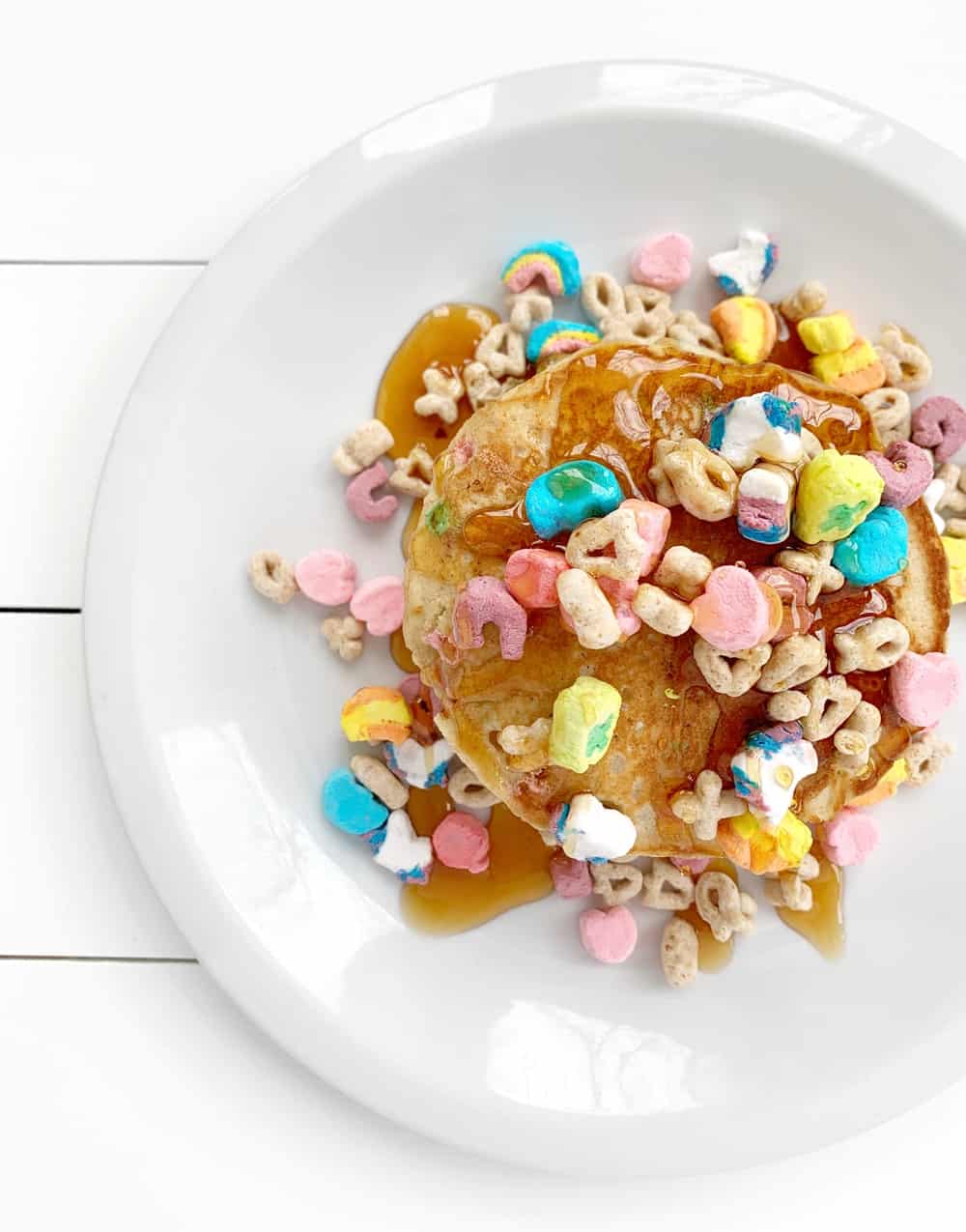 Lucky Charms Pancakes - Easy St. Patrick's Day Breakfast