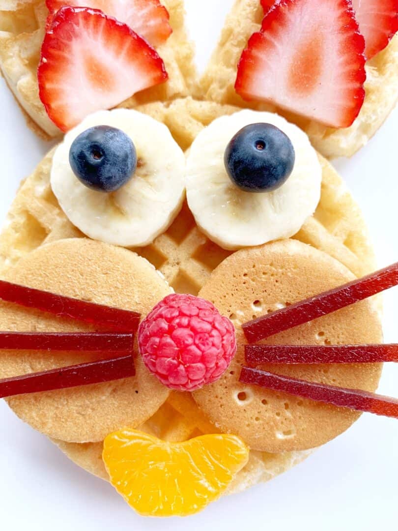 Make These Easter Bunny Waffles For A Cute Spring Breakfast