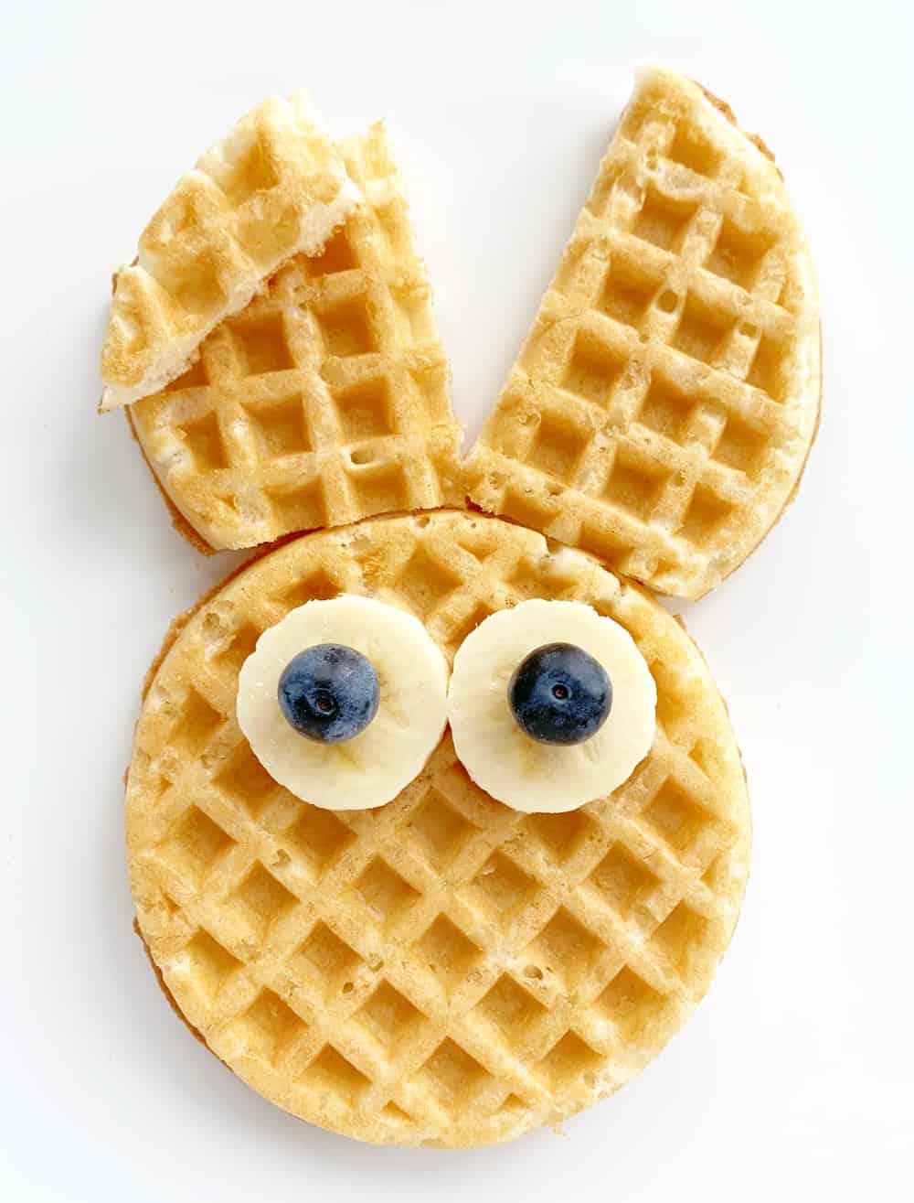 Waffle Wow! RNAB09BZVJMY2 easter bunny mini waffle maker - make holiday  breakfast special for kids & adults w cute bunny waffles or pancakes-  individua