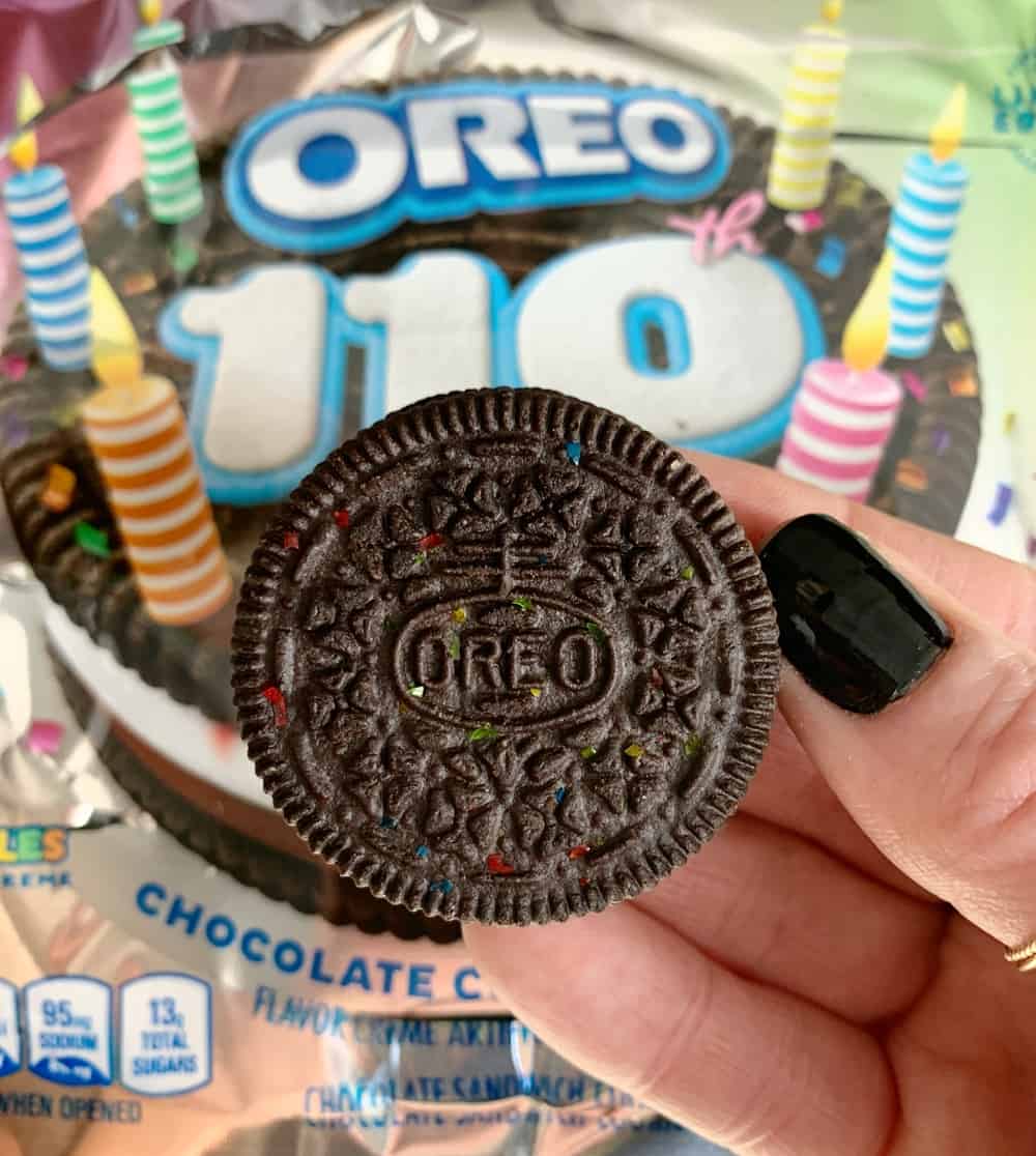 Oreo 110 Birthday Chocolate Confetti Cake Flavor