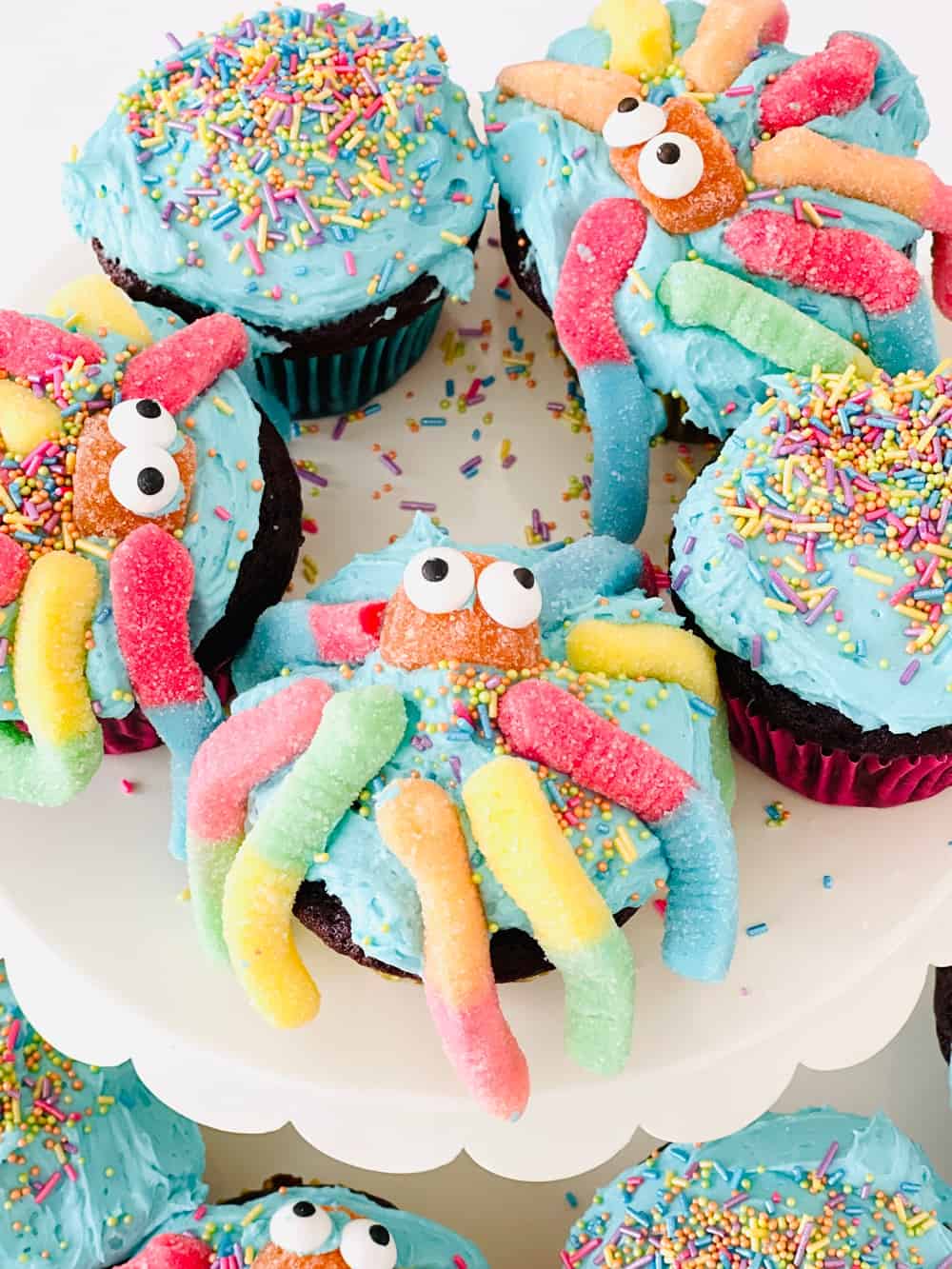 How to Make Easy Octopus Cupcakes