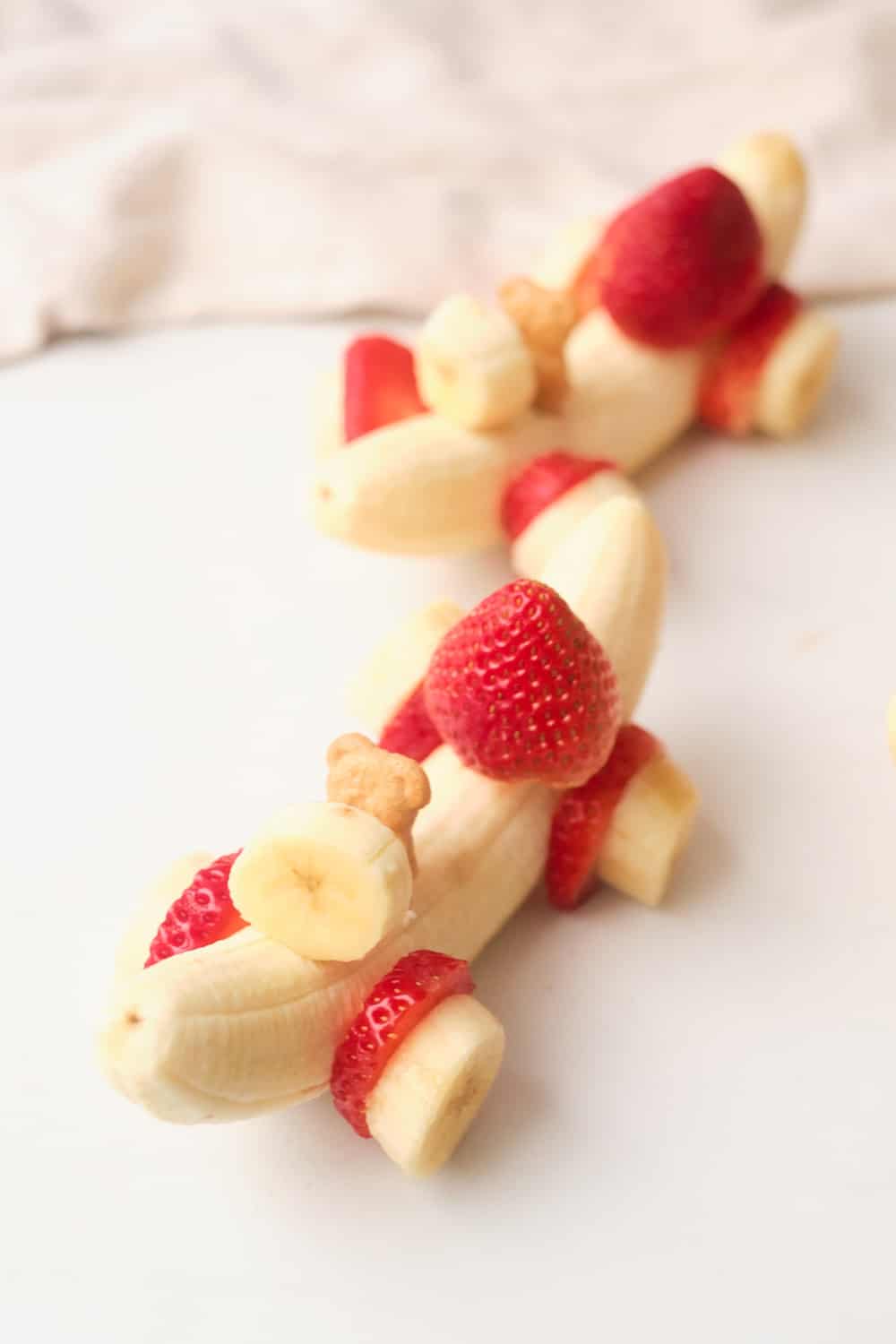 Banana Strawberry Car Fruit Snack For Kids