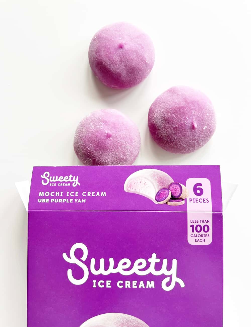 sweety ube mochi ice cream