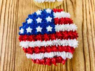 US Flag Cupcakes