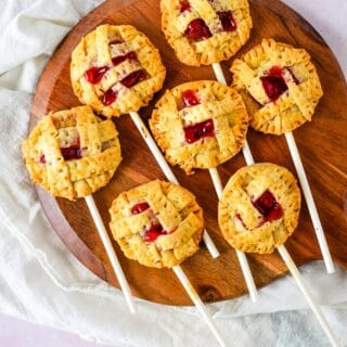 cherry pie pops