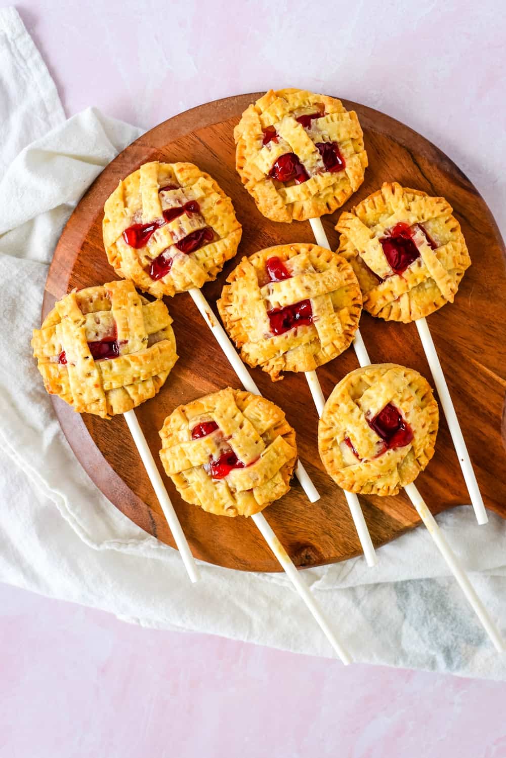 cherry pie pops