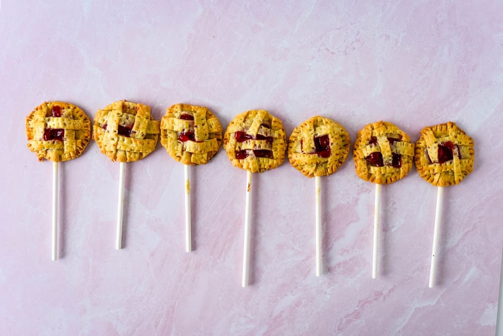 Cherry Pie Pops