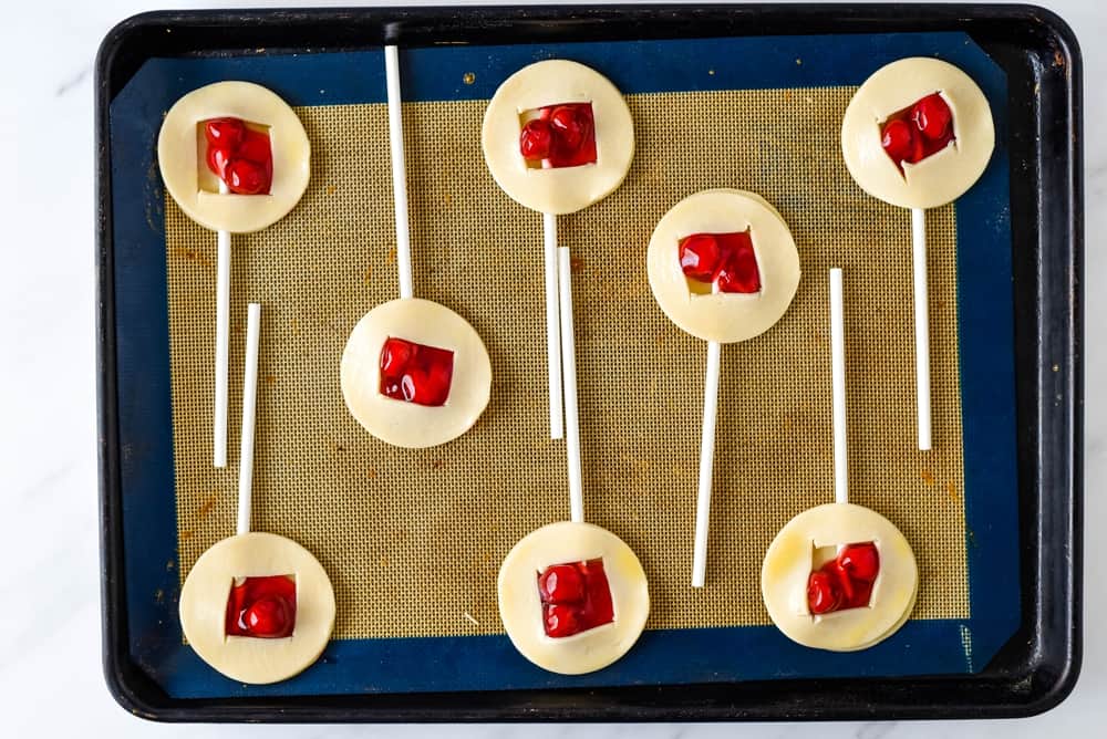 Cherry Pie Pops