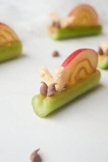 These Peanut Butter Snails Are An Easy and Healthy Snack