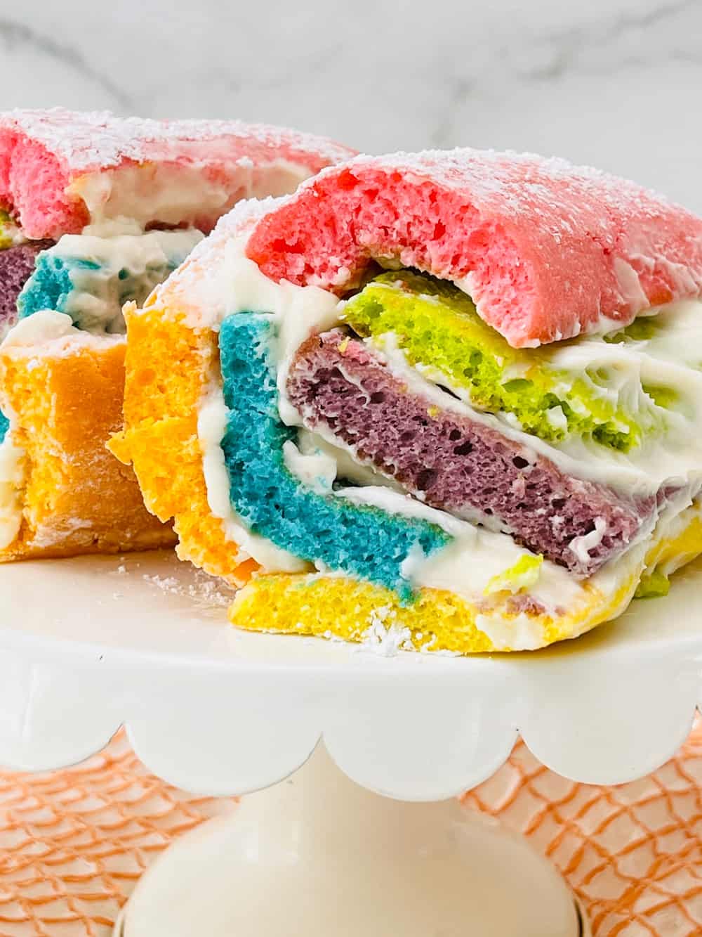 The Easiest Rainbow Roll Cake Recipe