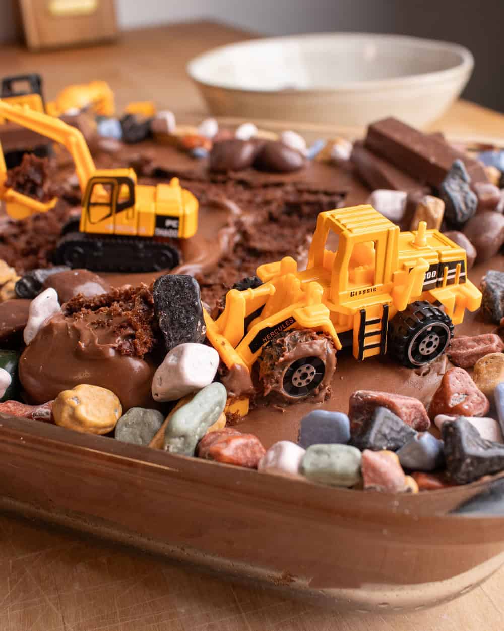 construction cake