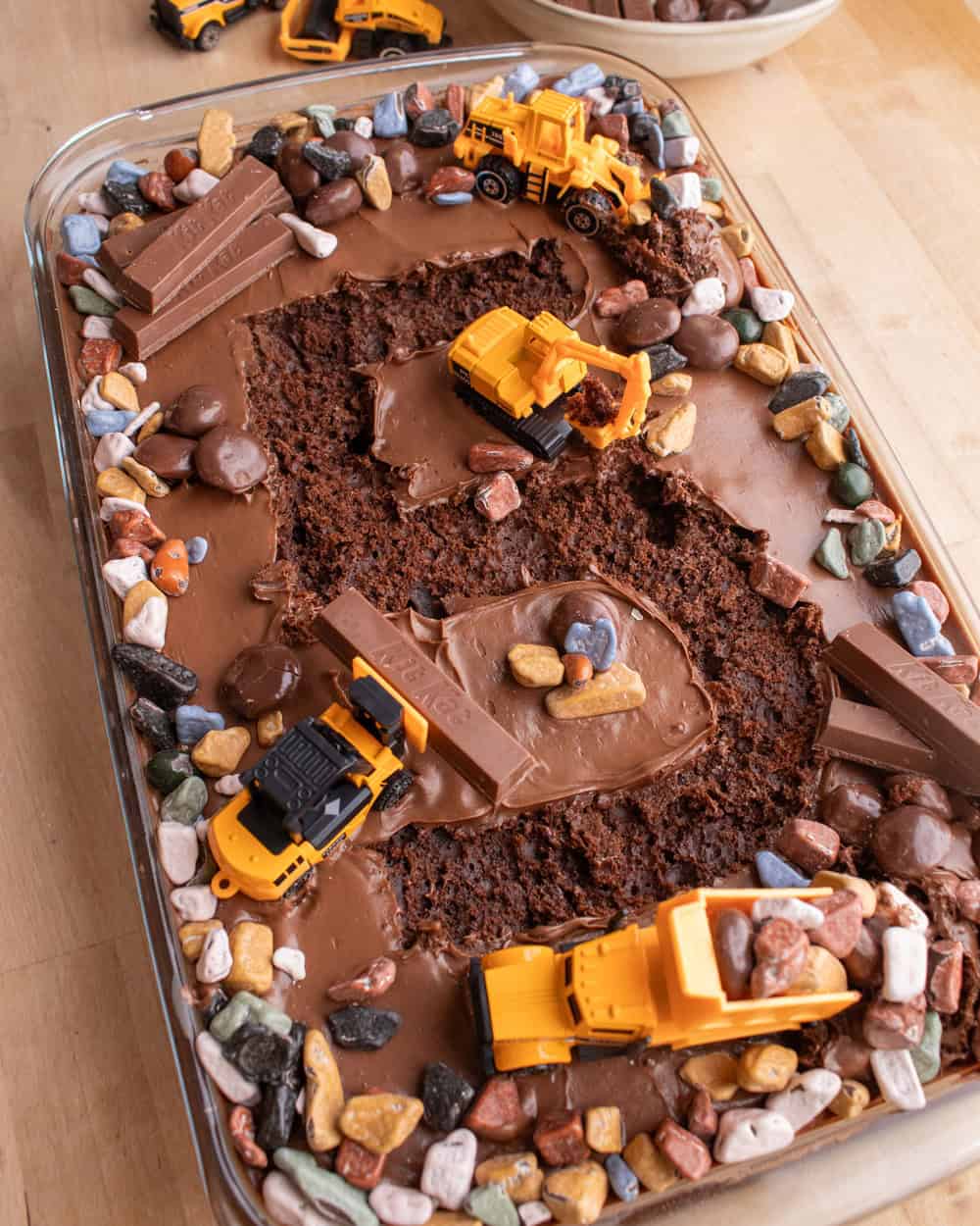 construction cake