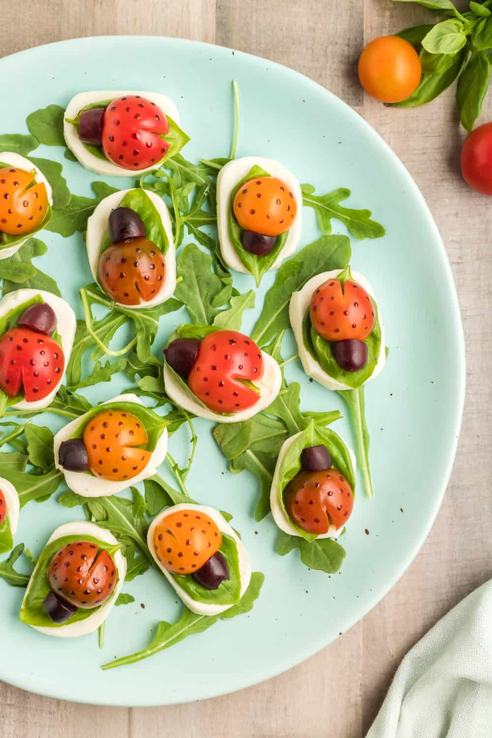 Ladybug Caprese Appetizers