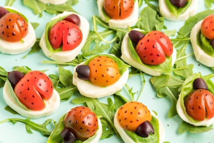 Ladybug Caprese Appetizers