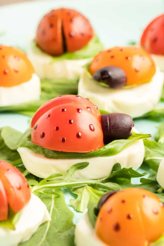 Ladybug Caprese Appetizers