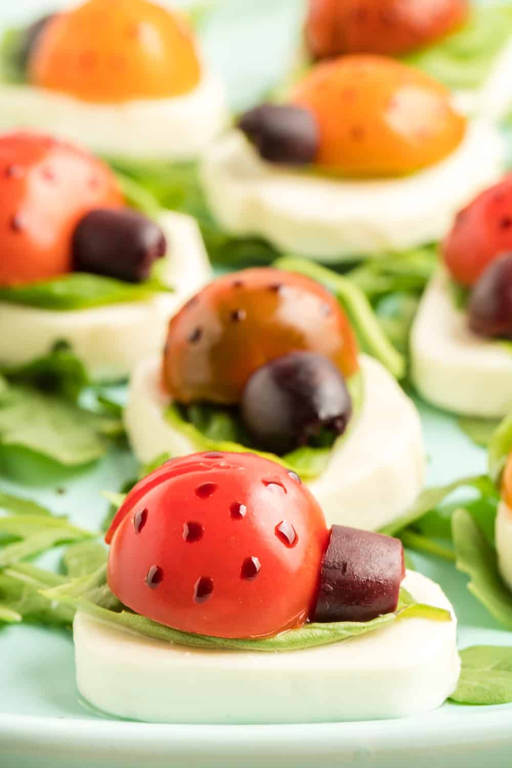 Ladybug Caprese Appetizers