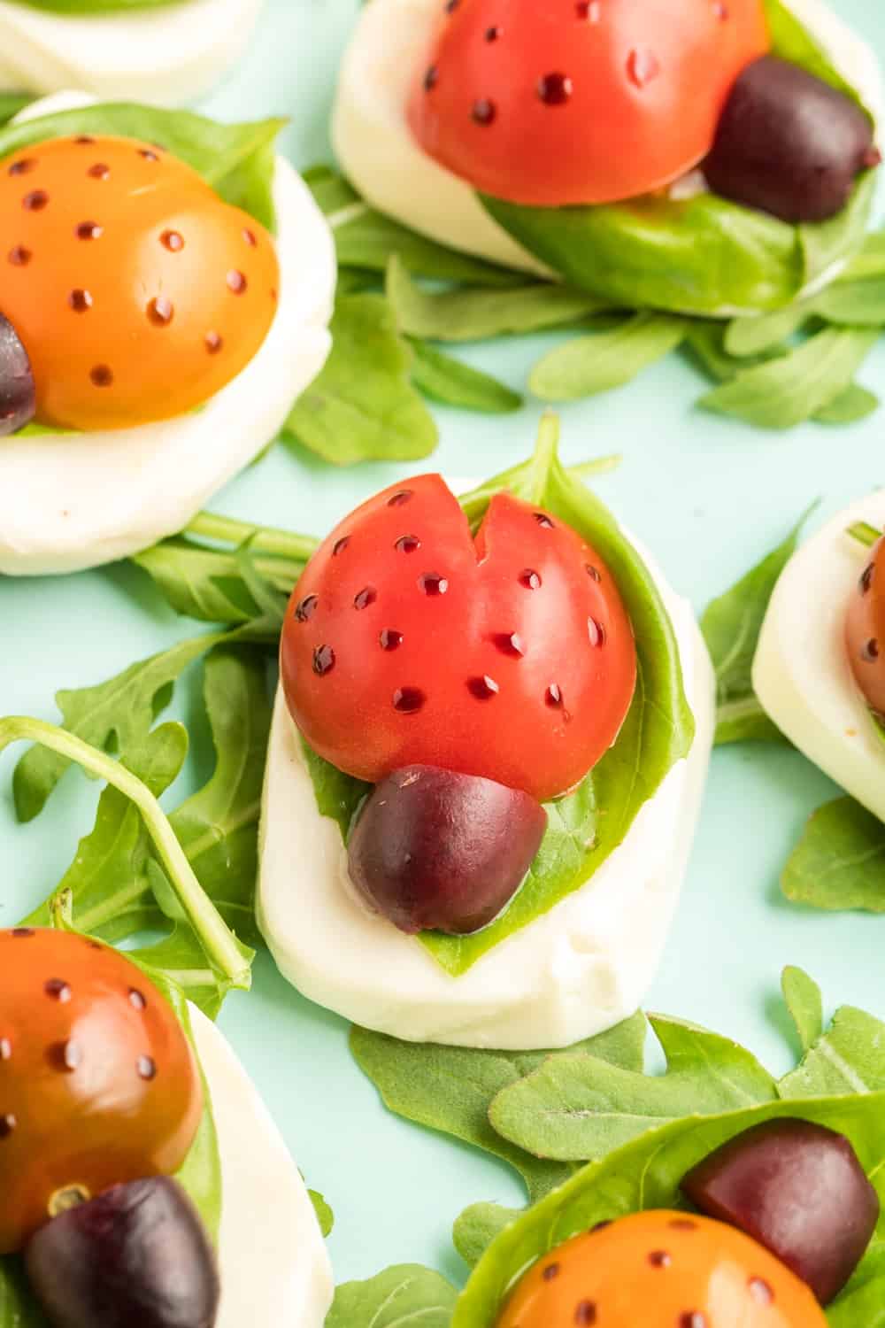 Ladybug Caprese Appetizers