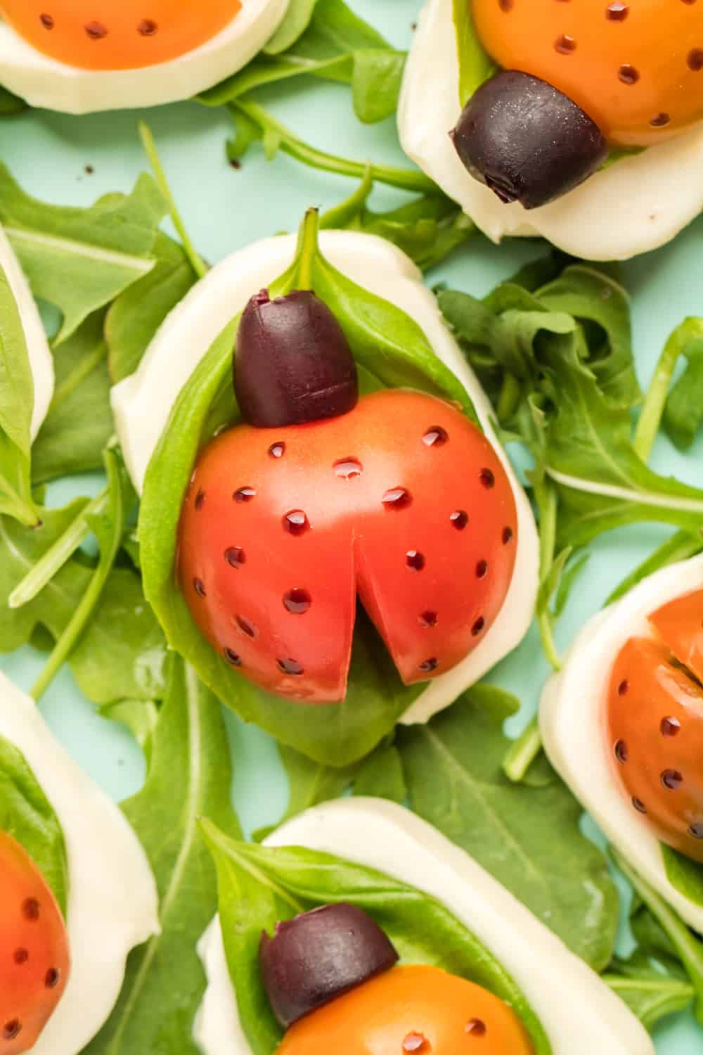 Ladybug Caprese Appetizers