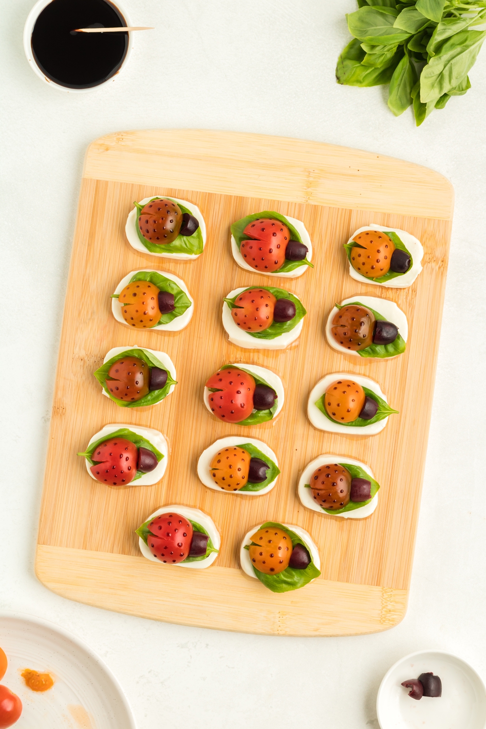 Ladybug Caprese Appetizers