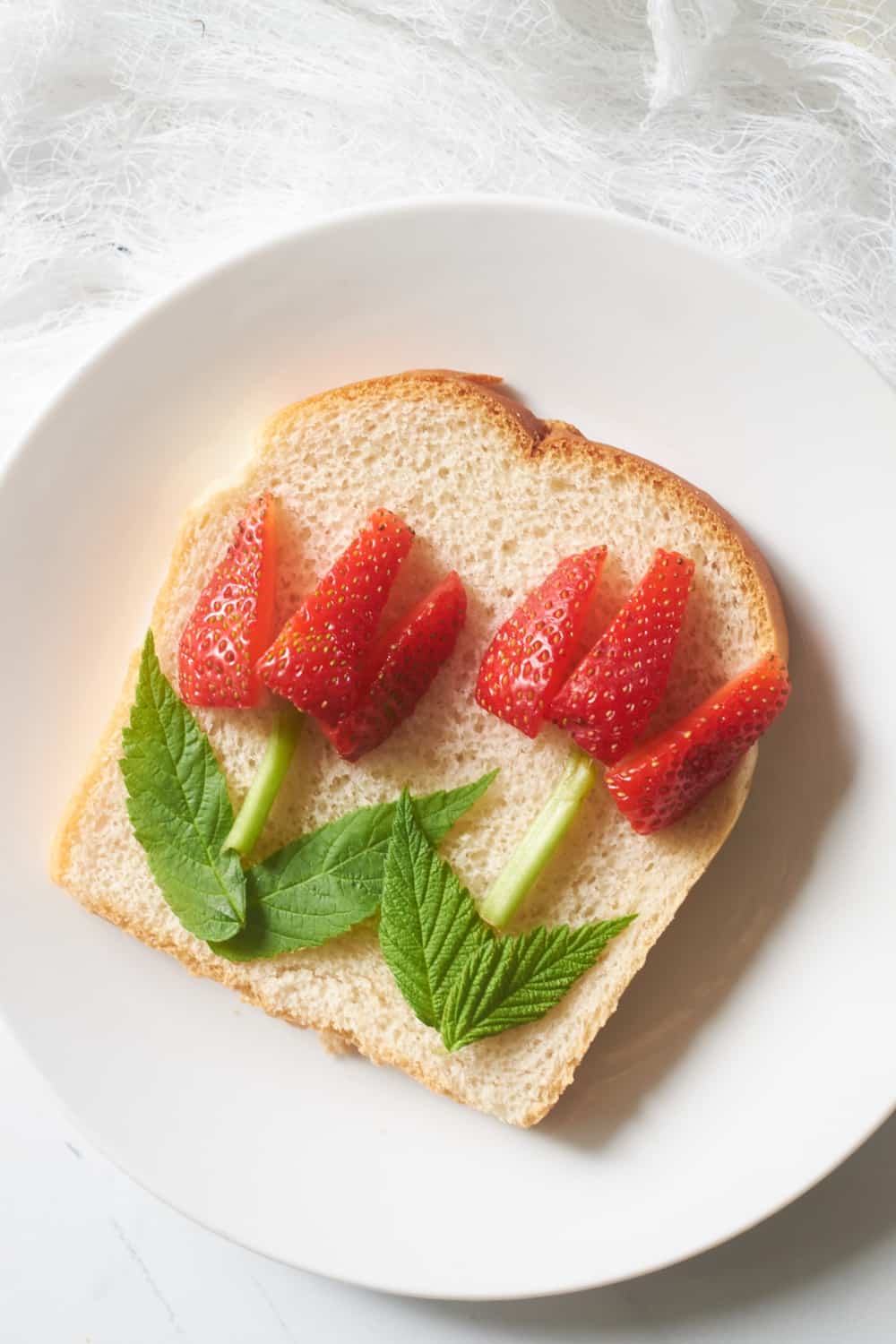 Tulip Strawberry Toast