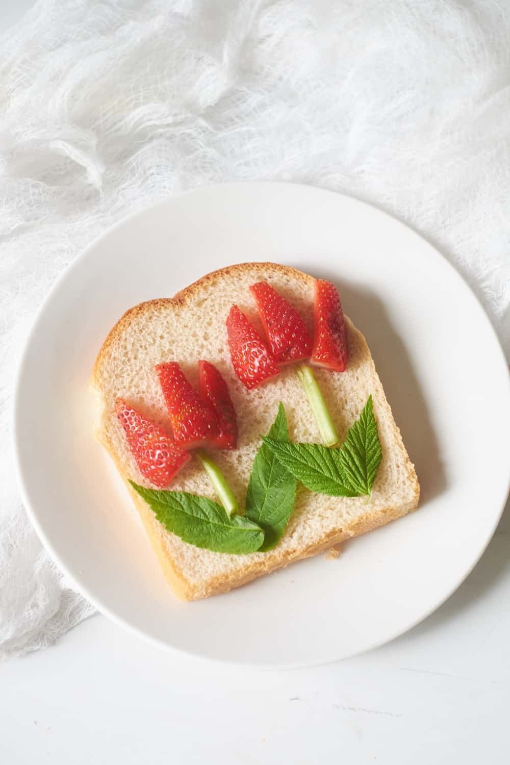 Tulip Strawberry Toast