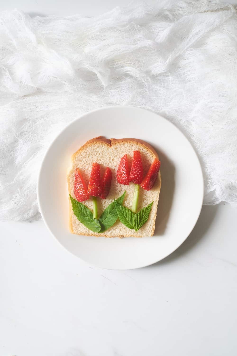 Tulip Strawberry Toast