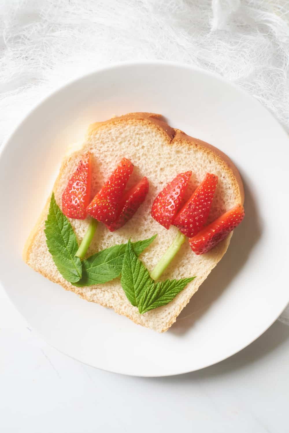 Tulip Strawberry Toast