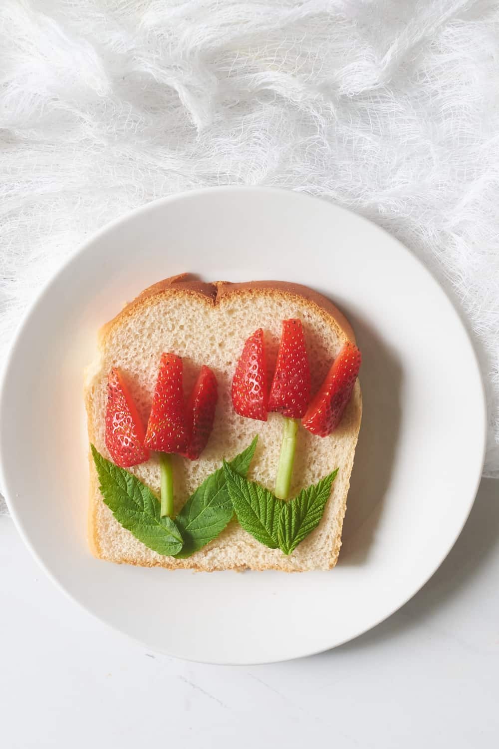 Tulip Strawberry Toast