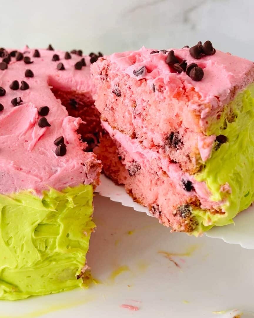 Easy Watermelon Cake Recipe