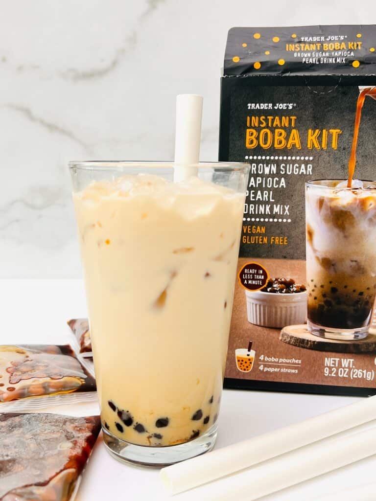 We Tried Trader Joe's New Instant Boba Kit And It Lives Up To The Hype