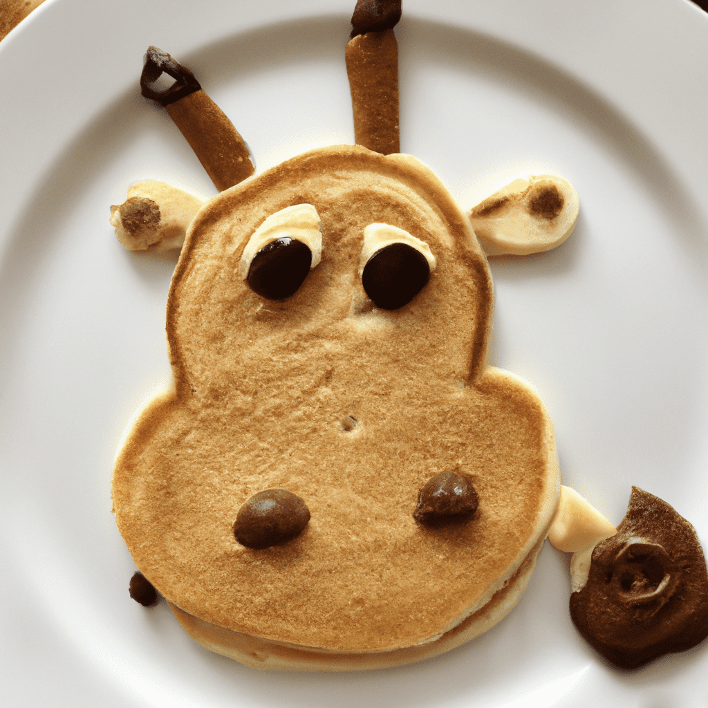 Pancake Giraffe Food Art