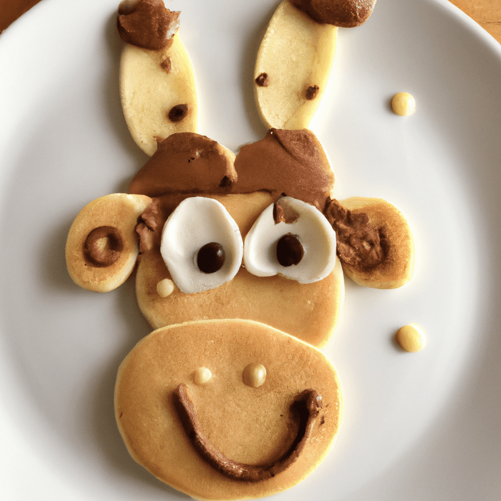 Pancake Giraffe Food Art