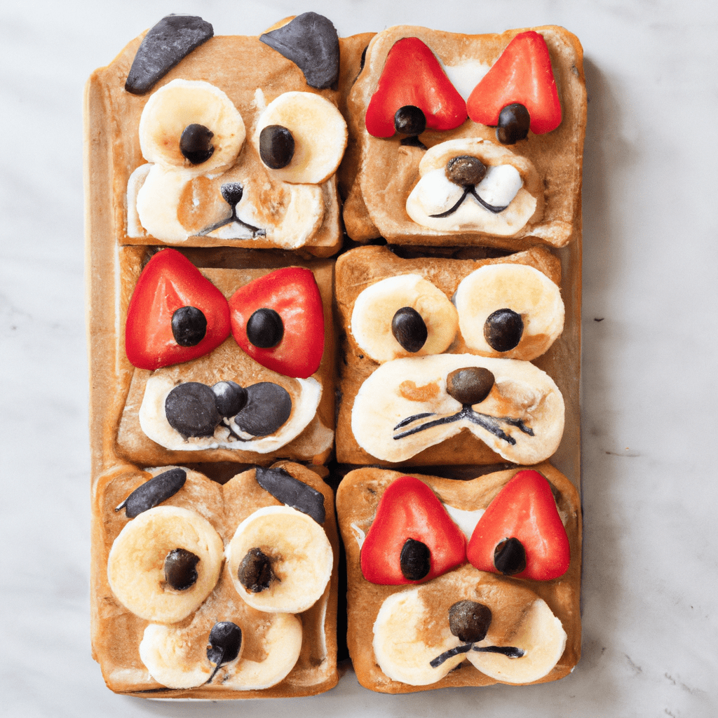 Puppy Dog Toast Food Art