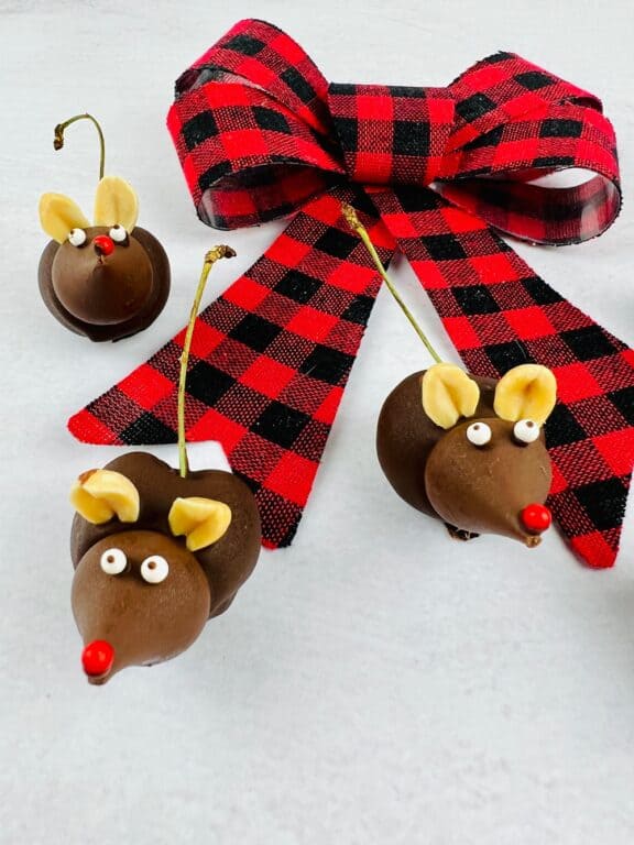 How to Make Chocolate Cherry Mice: The Cutest Chocolate Holiday Treat