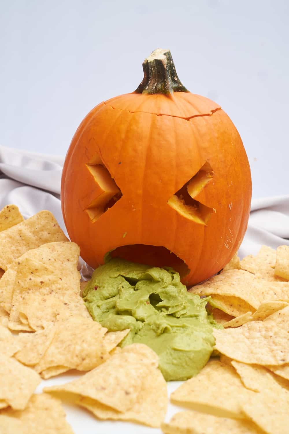 How to Make a Puking Pumpkin Guacamole for Halloween