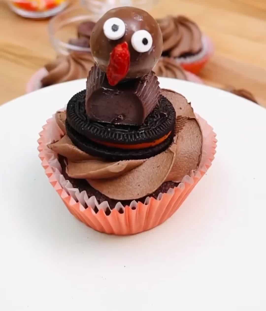 Thanksgiving Turkey cupcakes