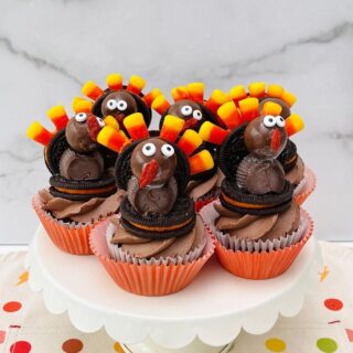 Thanksgiving Turkey Cupcakes