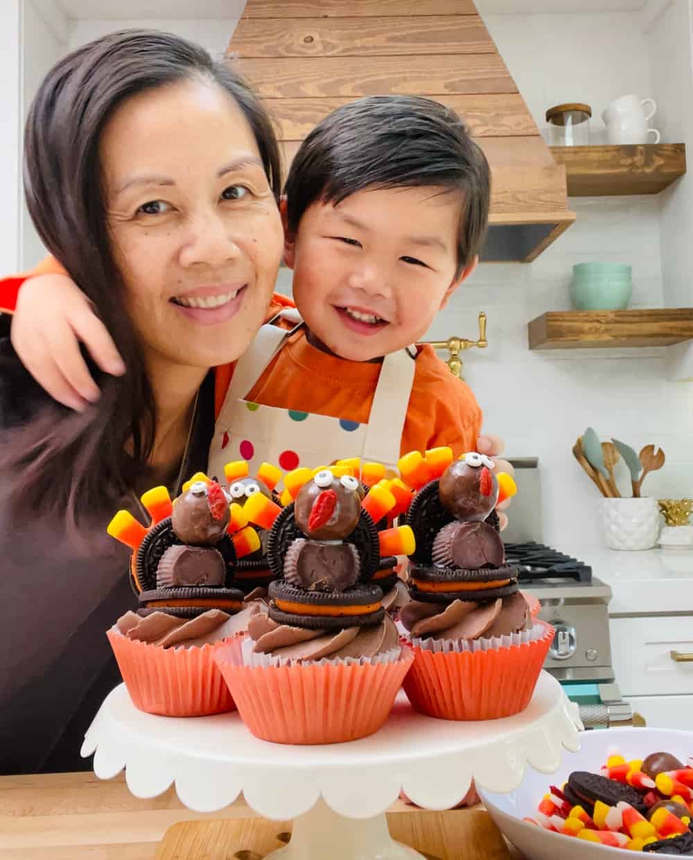 Thanksgiving Turkey cupcakes