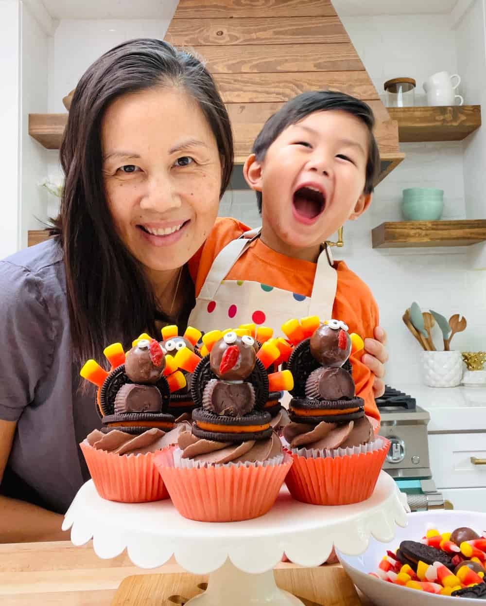 Thanksgiving Turkey cupcakes