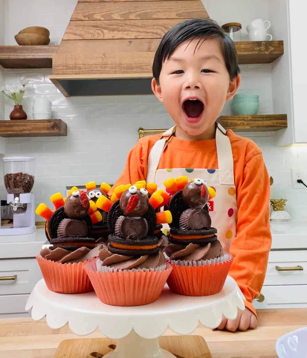 Thanksgiving Turkey cupcakes