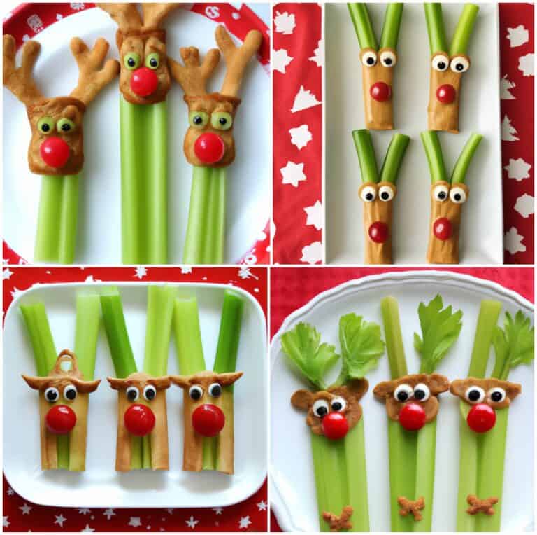 Rudolph Celery Sticks