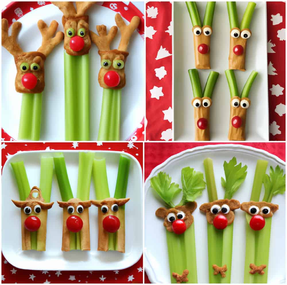 Rudolph Celery Sticks: A Festive Holiday Treat