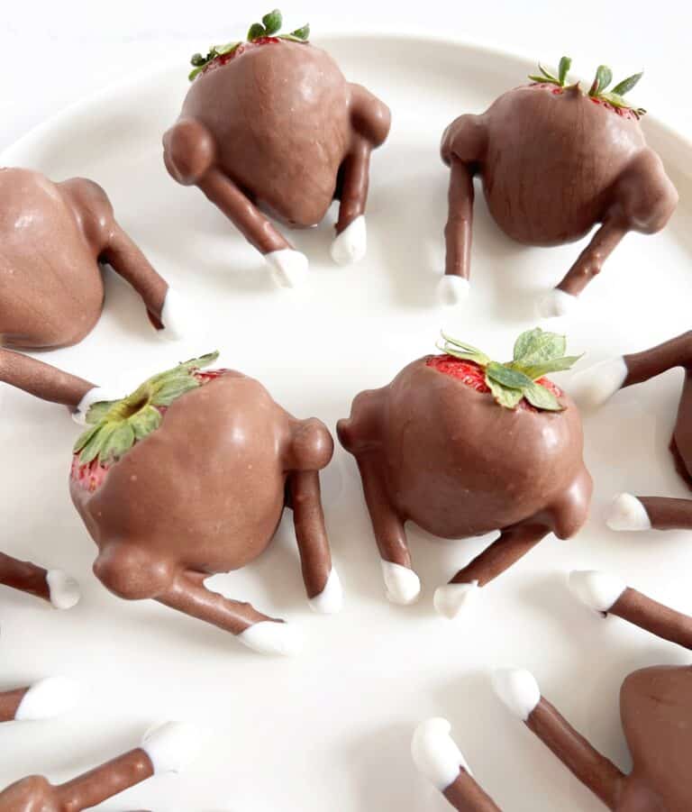 chocolate strawberry turkeys
