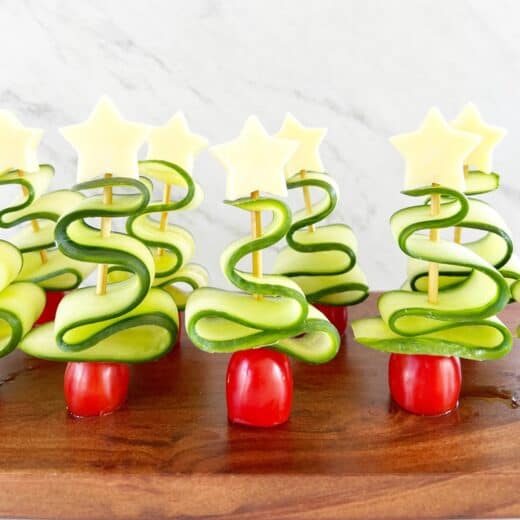 Christmas Tree Appetizers Are Both Healthy And Festive