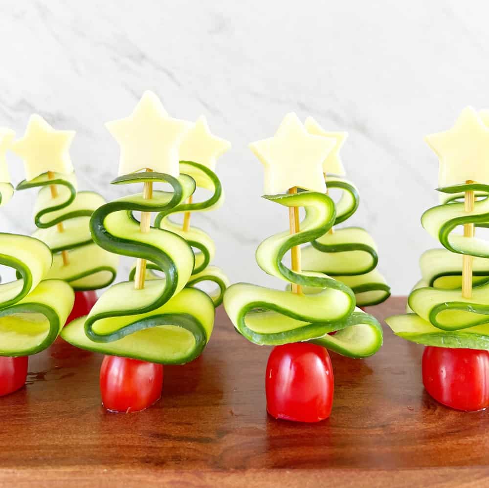 Christmas Tree Appetizers Are Both Healthy And Festive
