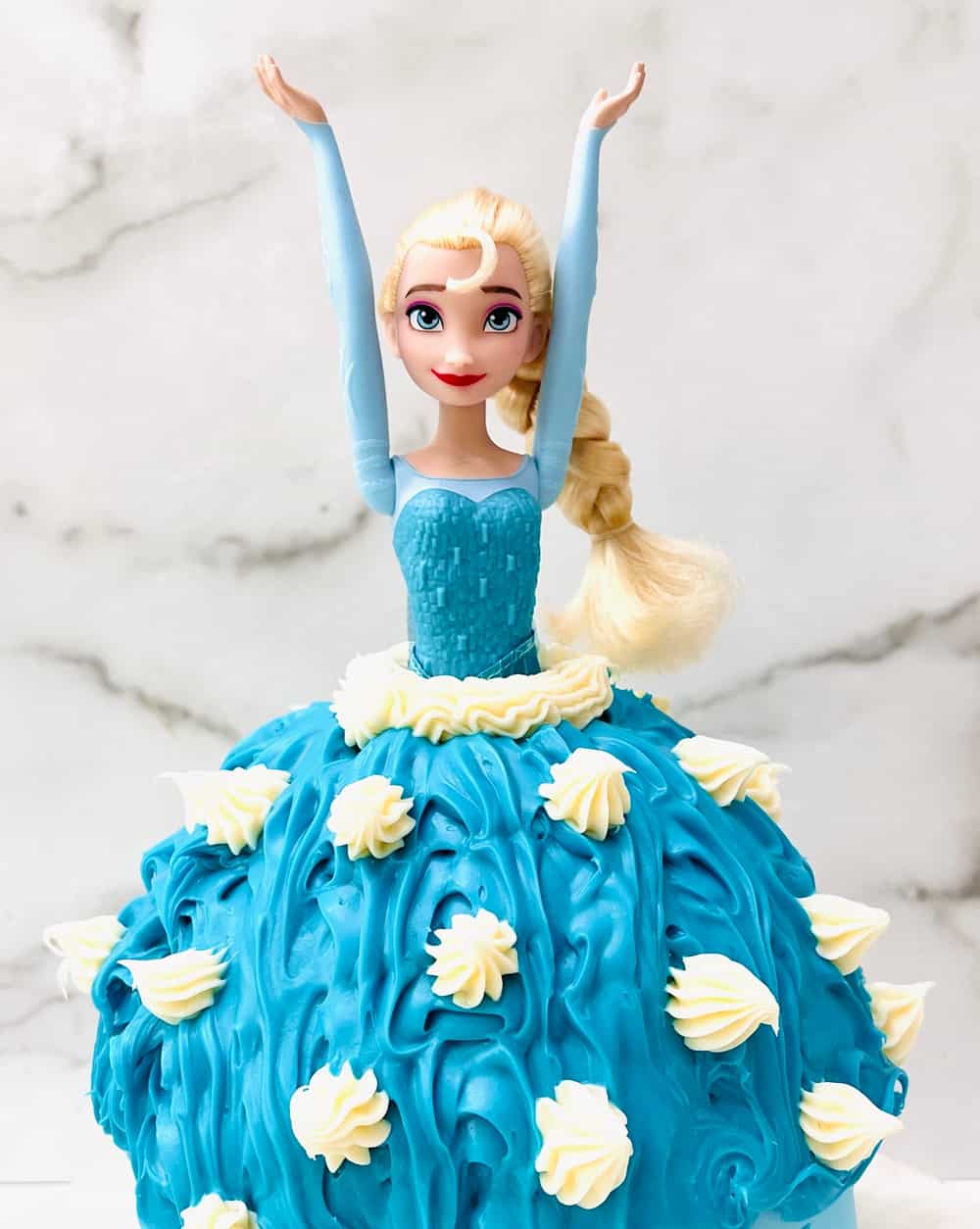 Easy Elsa Princess Cake