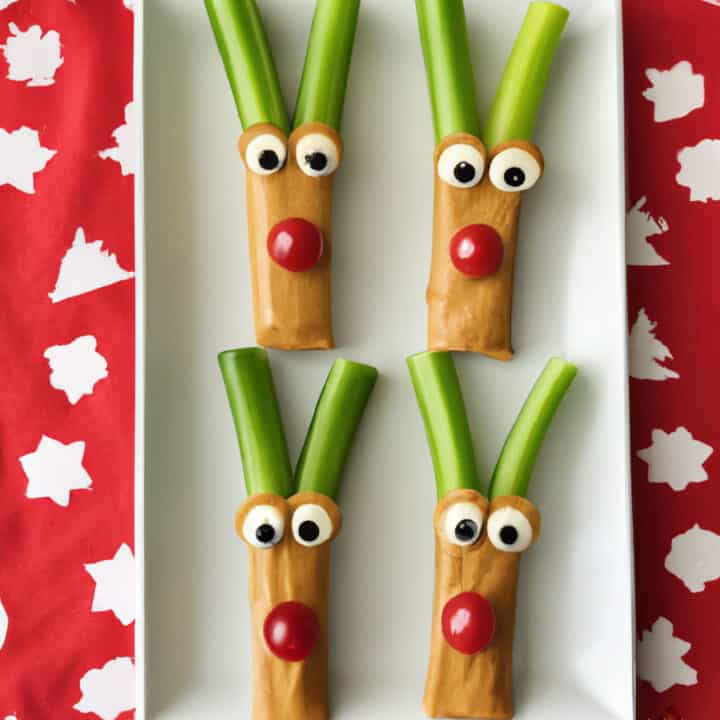 Rudolph Celery Sticks