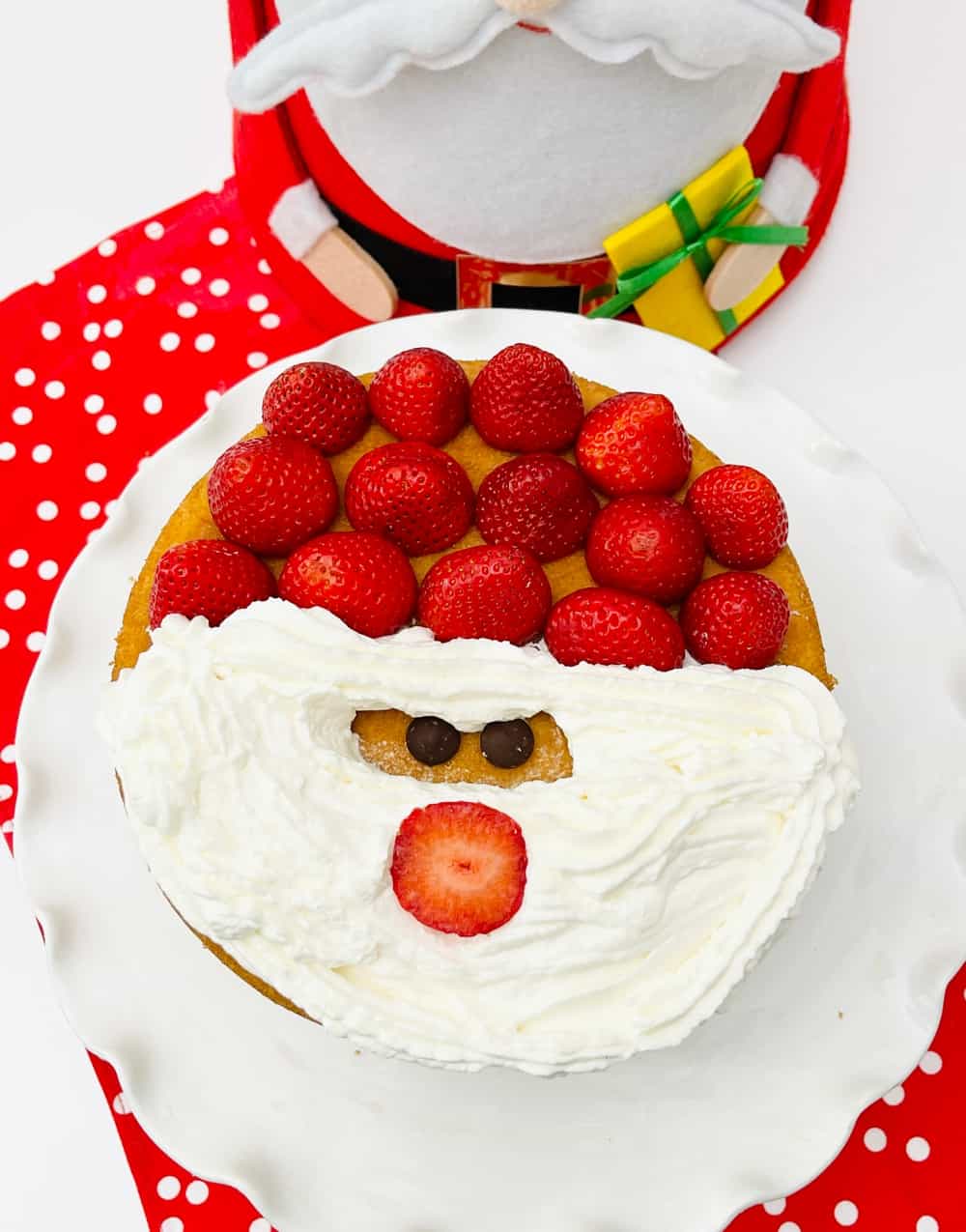 Red and White Santa Cake Online | YummyCake